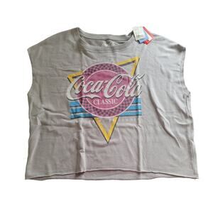 Nwt Coca Cola Gray Small Sleeveless Shirt